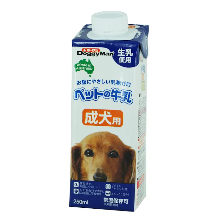 【ケース販売】ペットの牛乳成犬用 250ML(1ケース24個入) ご褒美用 4970096931167【別送品】