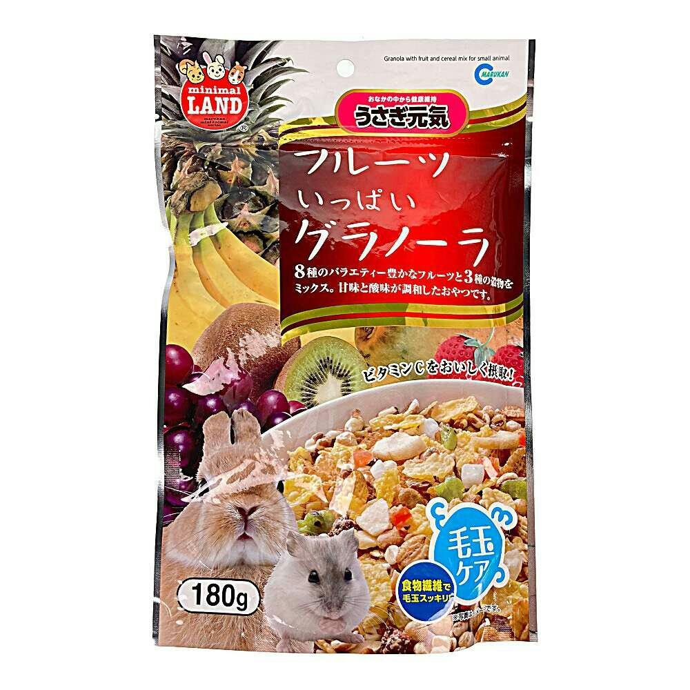 ケース販売】マルカン フルーツいっぱいグラノーラ 180G ML-7(1ケース36個入)4970096931334【別送品】 |  ペット用品（小動物・鳥・亀・爬虫類） 通販 | ホームセンターのカインズ