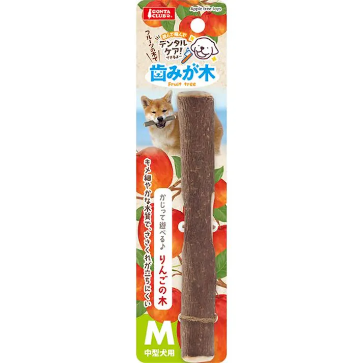 ゴンタクラブ マルカン 歯みが木りんごの木M 4906456573043【別送品】