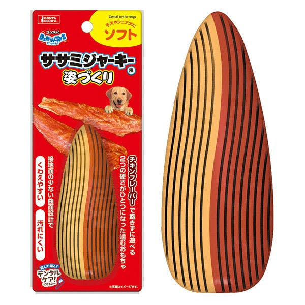 ゴンタクラブ マルカン ゴン太のデンタルトイ ササミジャーキー姿づくり風 ソフト 4906456577430 デンタル玩具 ゴンタクラブ マルカン ゴン太のデンタルトイ ササミジャーキー姿づくり風 ソフト 4906456577430 デンタル玩具
