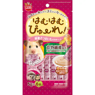 ミニマルランド はむはむぴゅーれ 蜂蜜さつまいも 小動物おやつ 4906456580546【別送品】