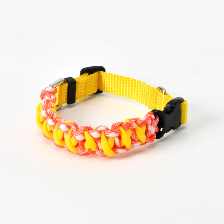 SOLGRA バイカラーコードカラー S Mustard お散歩用品 耐久性 4573460314209【別送品】