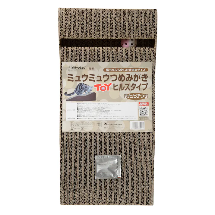 クリーンミュウ ミュウミュウつめみがき トイヒルズタイプ 爪とぎ 鈴付き 4990968315178【別送品】