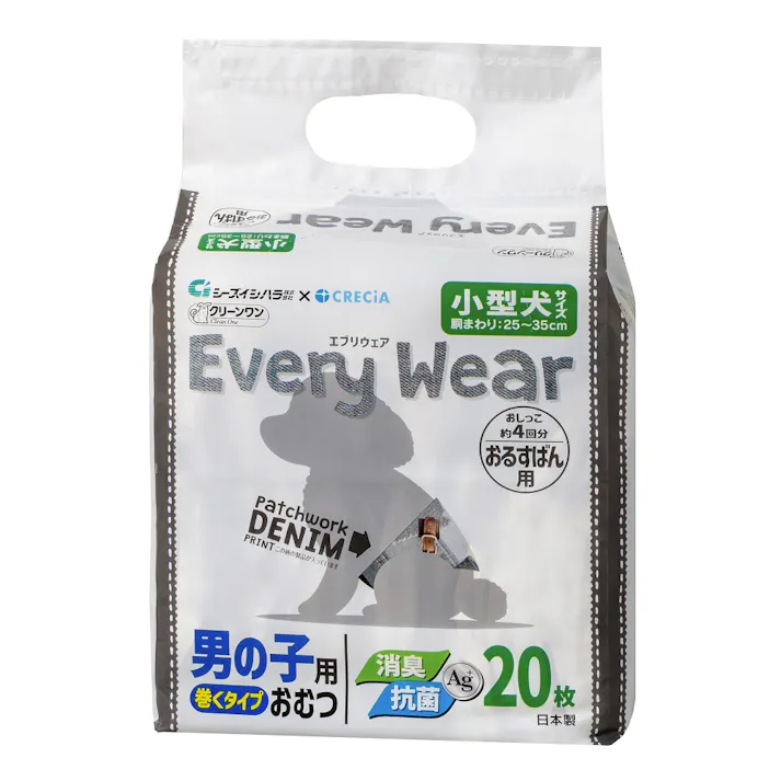 クリーンワン エブリウェア おるすばん用 小型犬サイズ 20枚 4990968518753【別送品】