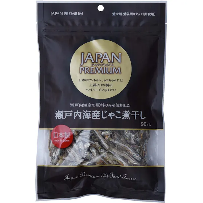 ジャパンプレミアム 瀬戸内産じゃこにぼし90g おやつ 小魚 柔らかい【別送品】