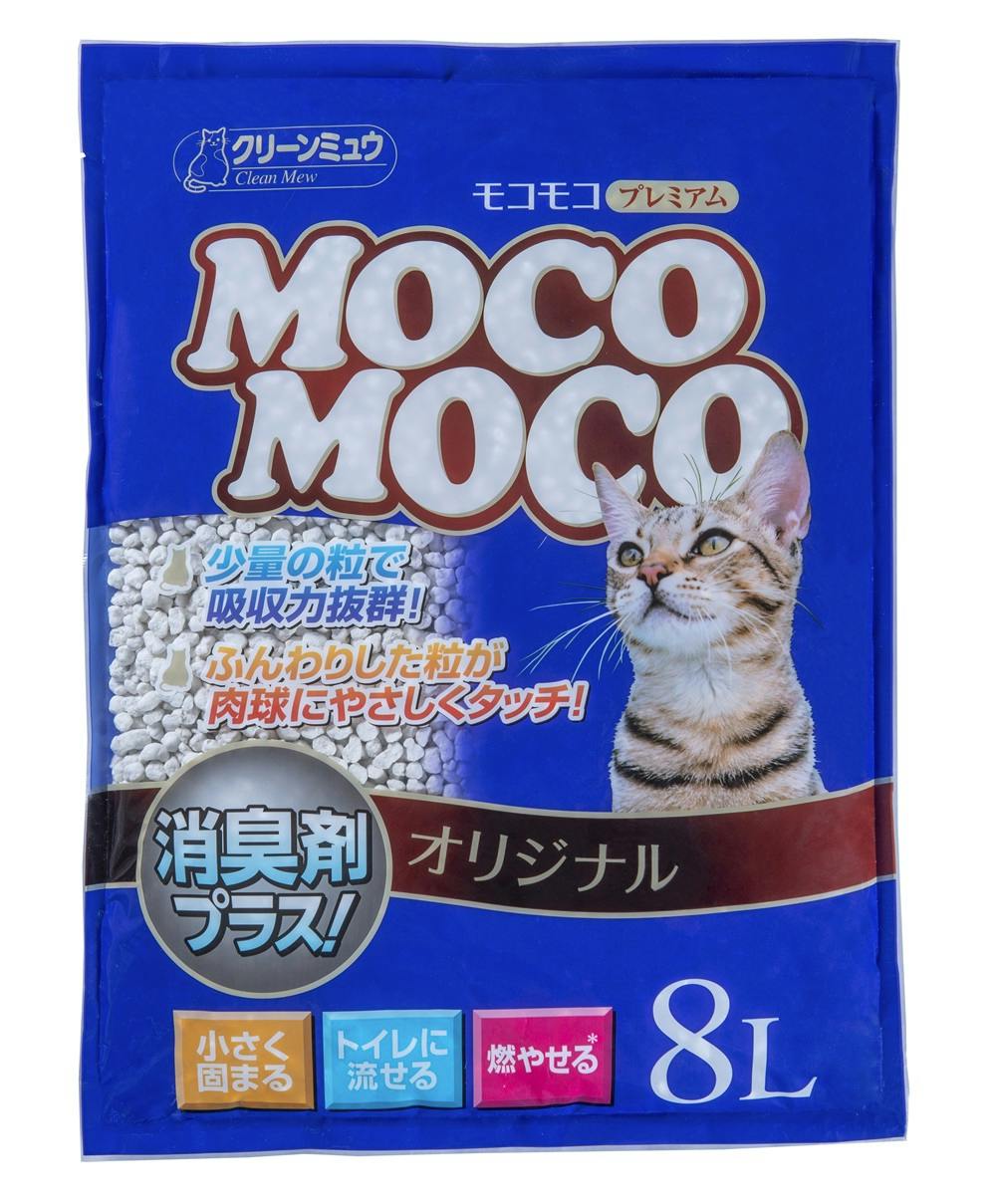 クリーンミュウ モコモコ オリジナル 8L お手入れ【別送品】 | 猫砂