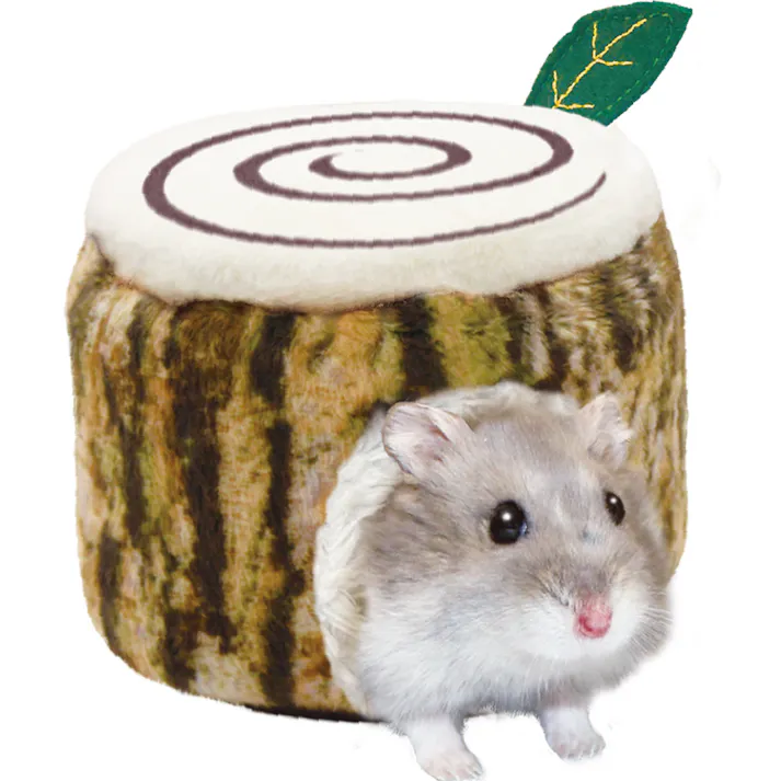ミニアニマン ハムちゃんの森 きりかぶベッド ハムスター【別送品】
