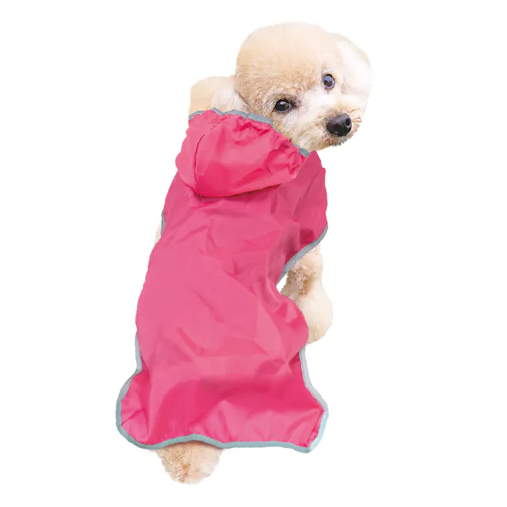 Chiccha! パパッと着られる ポケット寒さ風よけ雨コート S ピンク ウェア【別送品】