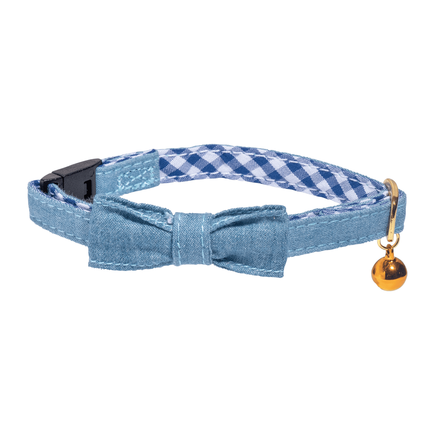 ル・コリエ メヌエット スタイリッシュ デニムリボン LCM406 首輪【別送品】