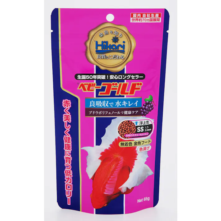 ひかり ベビーゴールド65g 金魚用 502113【別送品】
