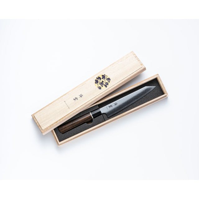 関兼次刃物 瑞雲 関兼次 特製切付包丁 ペティナイフ 150mm 両刃