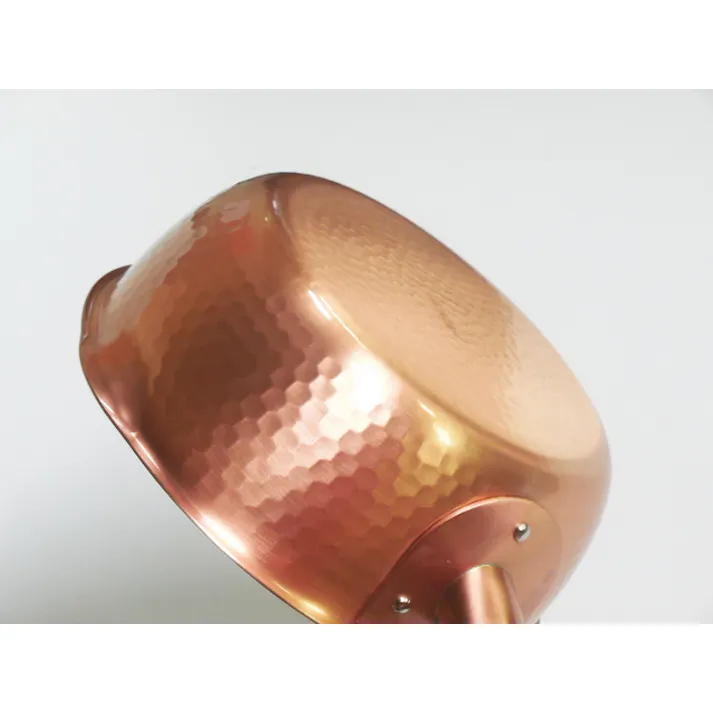 銅楽 まごころ伝心 雪平鍋18cm MD-0107 日本製 銅製品 銅 行平 ユキヒラ ゆきひら 片手鍋 煮物鍋 鍋 片手 オシャレ おしゃれ 4518160004906【別送品】