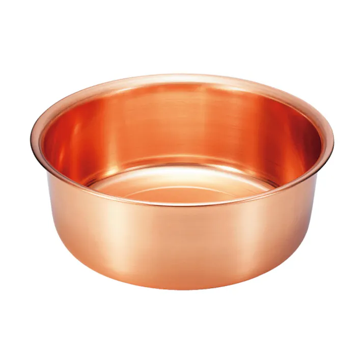 新光金属 純銅製洗い桶30cm S-9360S 日本産 4518160005408【別送品】