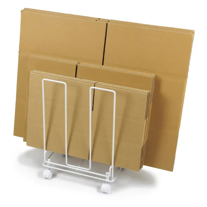 パール金属 スキット ダンボール収納ストッカー キャスター付 HB-5813 段ボール ストッカー 段ボールストッカー 段ボール置き 段ボール立て 段ボール入れ スタンド ラック 収納ストッカー ダンボール 段ボール 4549308558135【別送品】