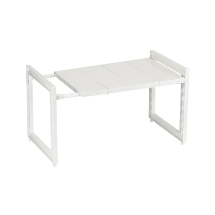 パール金属 アレンジフリー 洗面台下スペースラック 伸縮タイプ360~530 HB-6049 日本製 収納 洗面台 収納棚 収納ラック 整理 整頓 伸縮 ラック 組立式 4549308560497【別送品】