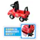 永和 乗用玩具 キッズスポーツカー レッド ベビー キッズ 幼児 子ども 子供 男の子 車 おもちゃ 乗り物 のりもの 足蹴り 足けり 4560111495318【別送品】