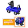 永和 乗用玩具 キッズスポーツカー ブルー ベビー キッズ 幼児 子ども 子供 男の子 車 おもちゃ 乗り物 のりもの 足蹴り 足けり 4560111495325【別送品】