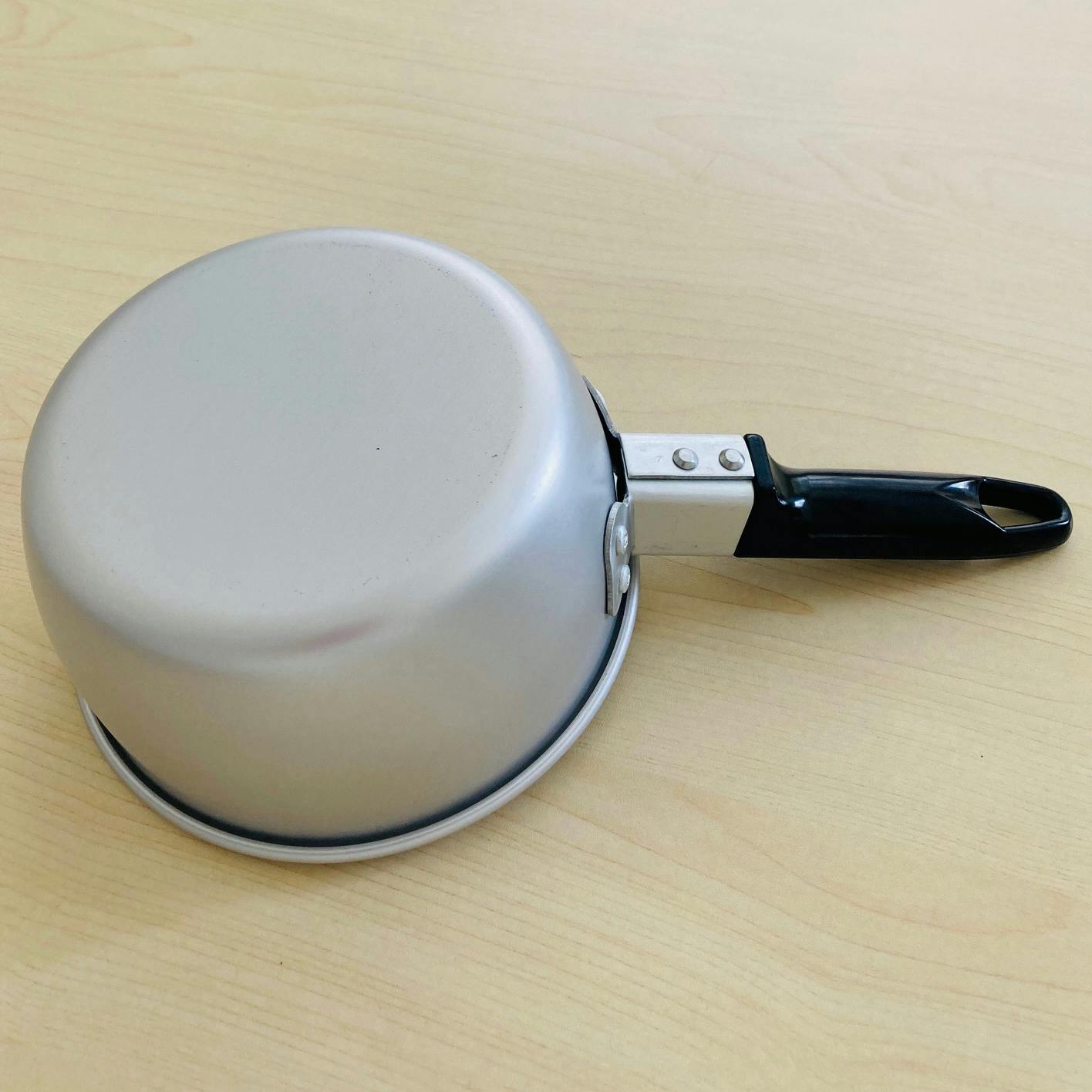シルバーメリータス 片手鍋 20cm ガス火専用 アルミ アルマイト加工