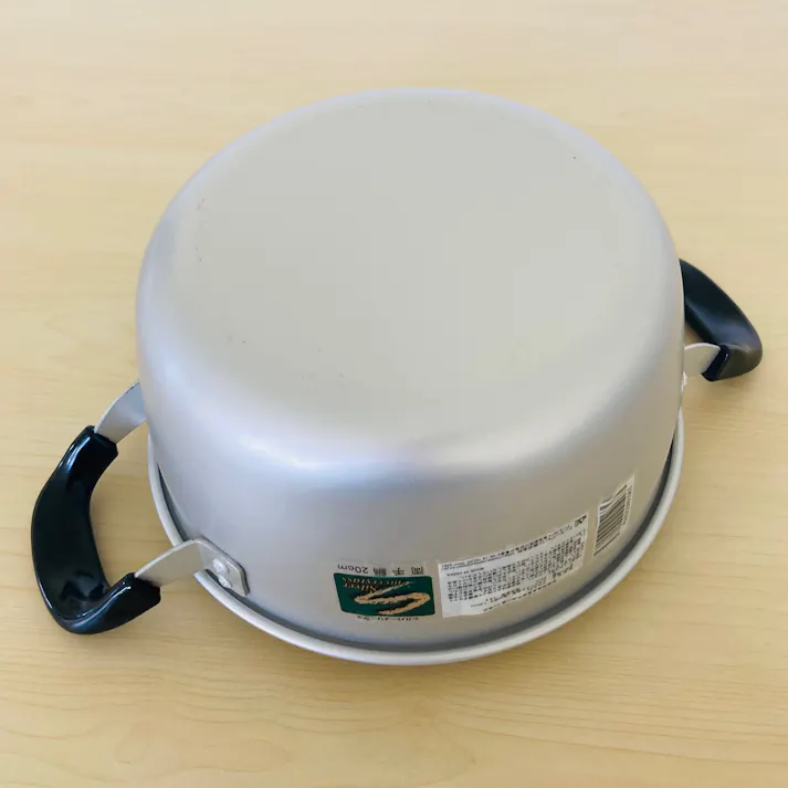 シルバーメリータス 両手鍋 24cm ガス火専用 アルミ アルマイト加工 なべ 鍋 両手鍋 お手軽 キッチン用品 調理器具 新生活 新成人 一人暮らし ひとり暮らし 4560255091087【別送品】