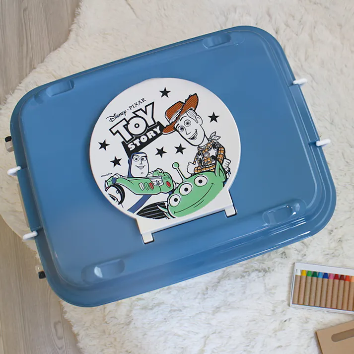 錦化成 おもちゃ箱 キャスター付 トイストーリー日本製 ボックス ケース 収納 玩具 幼児 ベビー キッズ 子ども おもちゃ箱 かわいい おしゃれ フタ付 キャスター付 4904121312676【別送品】