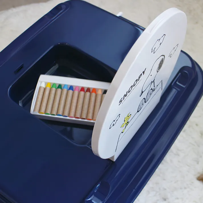 錦化成 おもちゃ箱 キャスター付 スヌーピー日本製 ボックス ケース 収納 玩具 幼児 ベビー キッズ 子ども おもちゃ箱 ディズニー ミッキー プーさん トイストーリー スヌーピー かわいい おしゃれ フタ付 キャスター付 4904121312683【別送品】