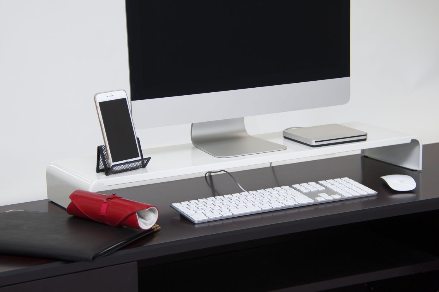 田窪工業所 パソコンラック 80cm ホワイト PCR-80 日本製 スチール製