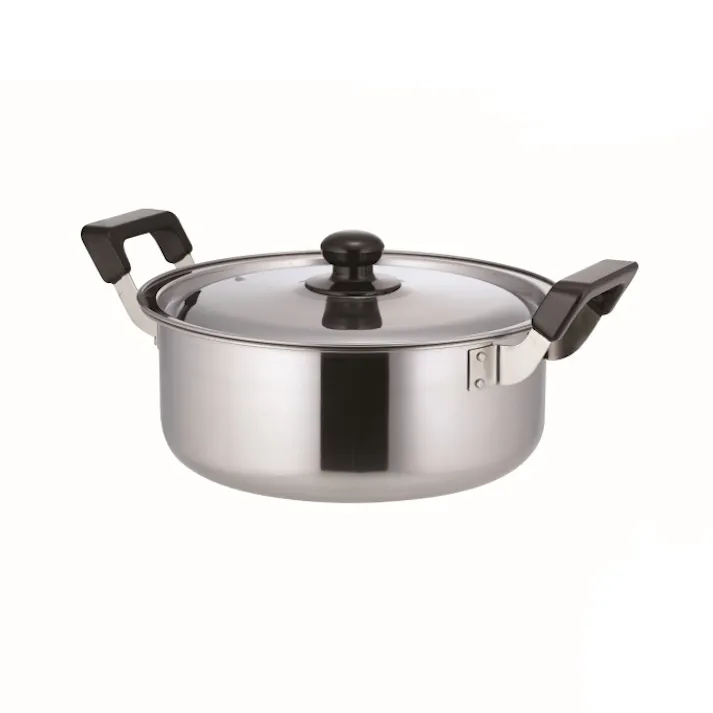 心あったか亭 ステンレス製 大型鍋 24cm MJ-2201 200V・IH対応 ガス火OK ステンレス 両手鍋 なべ 鍋 大型鍋 ゆでる 茹でる 煮る 炊く 4941651822015【別送品】