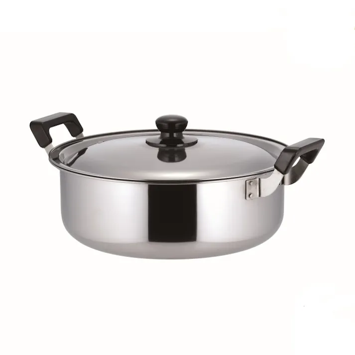 心あったか亭 ステンレス製 大型鍋 30cm MJ-2203 200V・IH対応 ガス火OK ステンレス 両手鍋 なべ 鍋 大型鍋 ゆでる 茹でる 煮る 炊く 4941651822039【別送品】