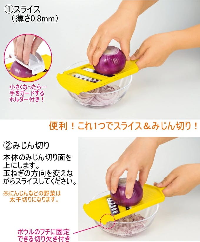 下村工業 フルベジ 玉ねぎスライス&みじん切り FV-661 日本製 玉ねぎ