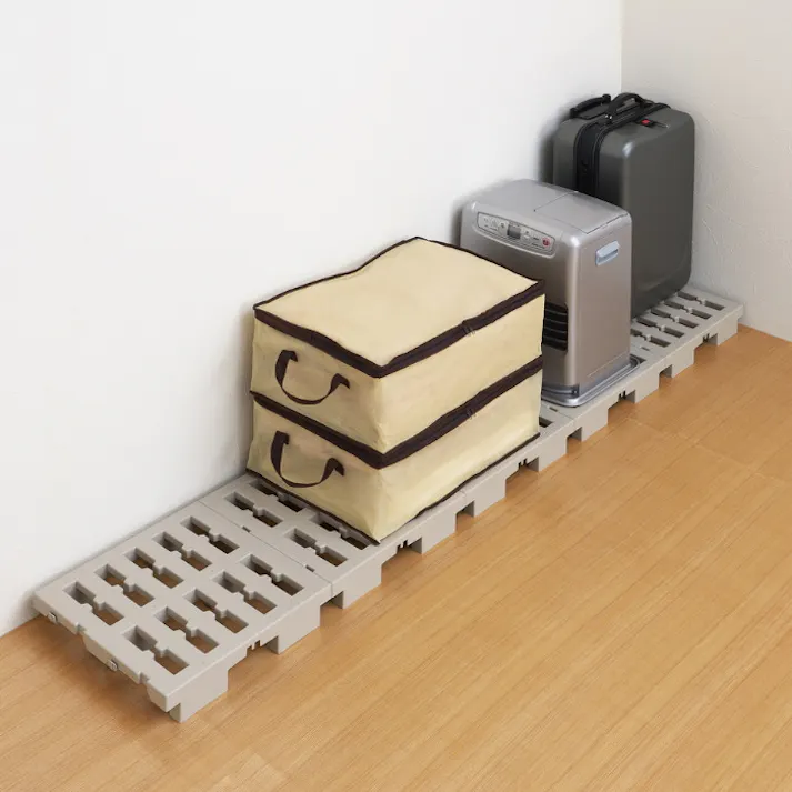 グリーンパル マルチパレット ハーフ アイボリー 1枚 日本製 すのこ プラスチック製 パレット 軽量 湿気 カビ 連結 収納 押入れ すのこベッド ベッド 4976131811968【別送品】