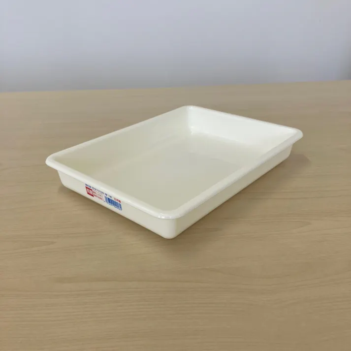 タマハシ PPカラーバット アイボリー 18 日本製 バット 角型 角バット 抗菌 キッチン キッチン用品 調理 調理道具 下ごしらえ 4976391049064【別送品】