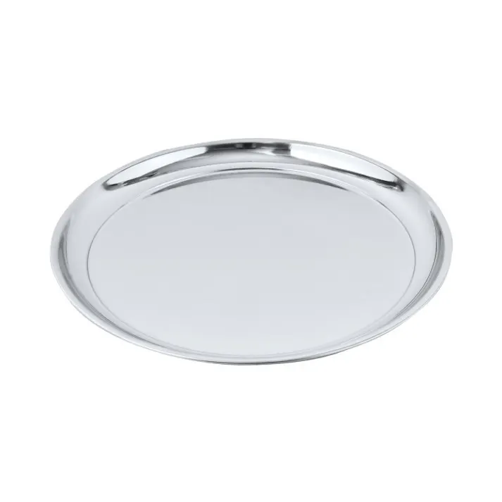 SUS 日本製の丸盆 35cm ステンレス お盆 トレー キッチン用品 キッチン雑貨 キッチン 受け皿 キャンプ アウトドア 丸型 配膳 便利 パーティー 飲食店 喫茶店 レストラン ホテル セブンセブン セヴンセヴン 4983661510148【別送品】