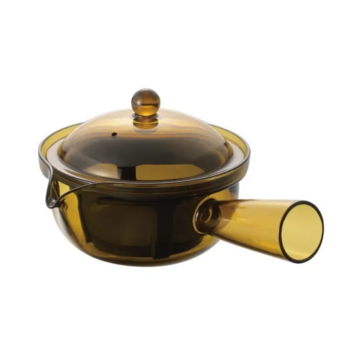 曙産業 われない珈琲急須 横手 1個 日本製 珈琲 コーヒー お茶 ティー ティーポット 急須 丈夫 軽い 手軽 トライタン製 割れない 琥珀色 4954267157747【別送品】