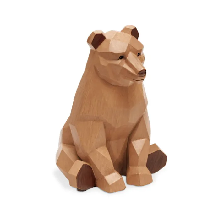 キシマ アニマル貯金箱 ベア KH-61227 貯金箱 おしゃれ 動物 アニマル 北欧 くま 木 マネーバンク アニマル雑貨 可愛い 木彫調 ナチュラル アンティーク 子供 オブジェ 置物 インテリア ギフト プレゼント オーナメント 4952317612277 【別送品】