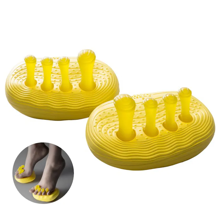 アカイシ 5本指トレーナー PRO M イエロー HB-132 トレーニング ダイエット エクササイズ 足 指 5本指 フットケア 筋肉 鍛える ほぐす ストレッチ 体幹 バランス力 運動力 足爪 健康 健康グッズ 室内用 AKAISHI 4986873300064 【別送品】