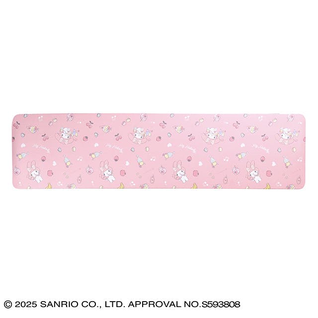 PVCキッチンマット 45×180cm マイメロディ ガーリースイート カーペット チェアマット オールシーズン 撥水 はっ水 拭ける すべりにくい 洗濯不要 5mm厚 キャラクター PVCマット インテリア お手入れ簡単 かわいい 水野 4550681801282【別送品】