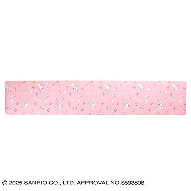 PVCキッチンマット 45×240cm マイメロディ ガーリースイート カーペット チェアマット オールシーズン 撥水 はっ水 拭ける すべりにくい 洗濯不要 5mm厚 キャラクター PVCマット インテリア お手入れ簡単 かわいい 水野 4550681801299【別送品】
