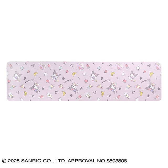 PVCキッチンマット 45×180cm クロミ ポップスイート カーペット チェアマット オールシーズン 撥水 はっ水 拭ける すべりにくい 洗濯不要 5mm厚 キャラクター PVCマット インテリア お手入れ簡単 かわいい 水野 4550681801312【別送品】