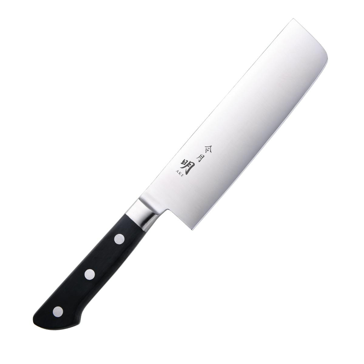 令月 明 口金付モリブデンバナジウム鋼包丁 菜切包丁 160mm FC-0122