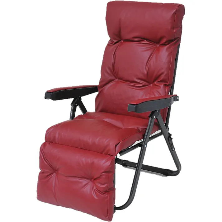 タック Vita フットレスト付きリクライニングチェア ワインレッド 全身を包み込むボリューミーなリラックスチェア! 4560258454155【別送品】