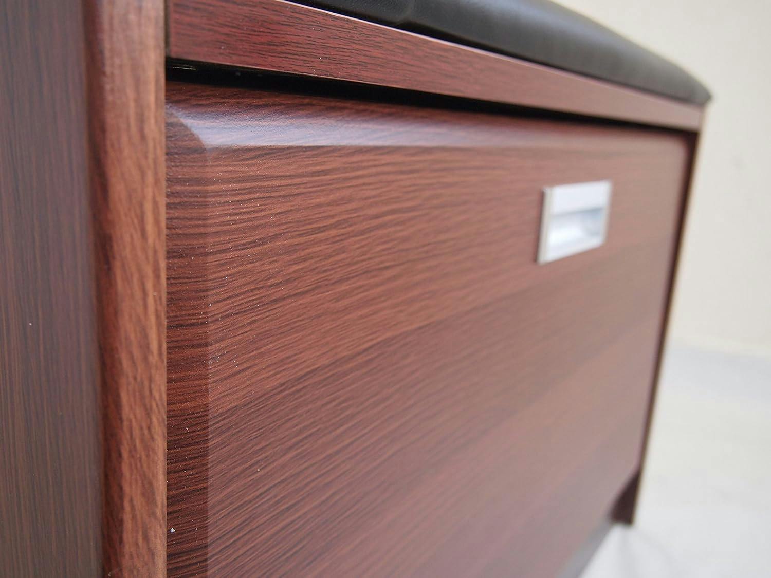 ベンチ式シューズラック　シューズボックス☆幅８０ｃｍ　ブラウン　シューズボックス 楽天市場】シューズラック 玄関 ベンチ 幅80cmタイプ ベンチ式