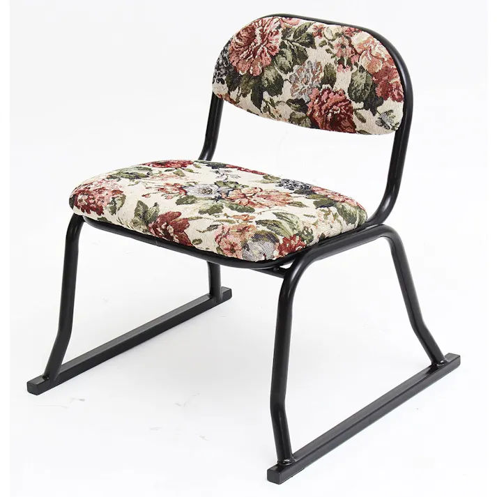 タック Vita 背付き和座敷チェア 4脚組 ゴブラン TAN-833-4 畳の上で使える座敷椅子4脚セット 4589792851183【別送品】