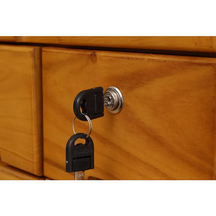 タック Vita 桐製マルチラック 90cm ライトブラウン キャスター付き 多彩な引き出しで収納に便利なマルチラック 4589792851954【別送品】