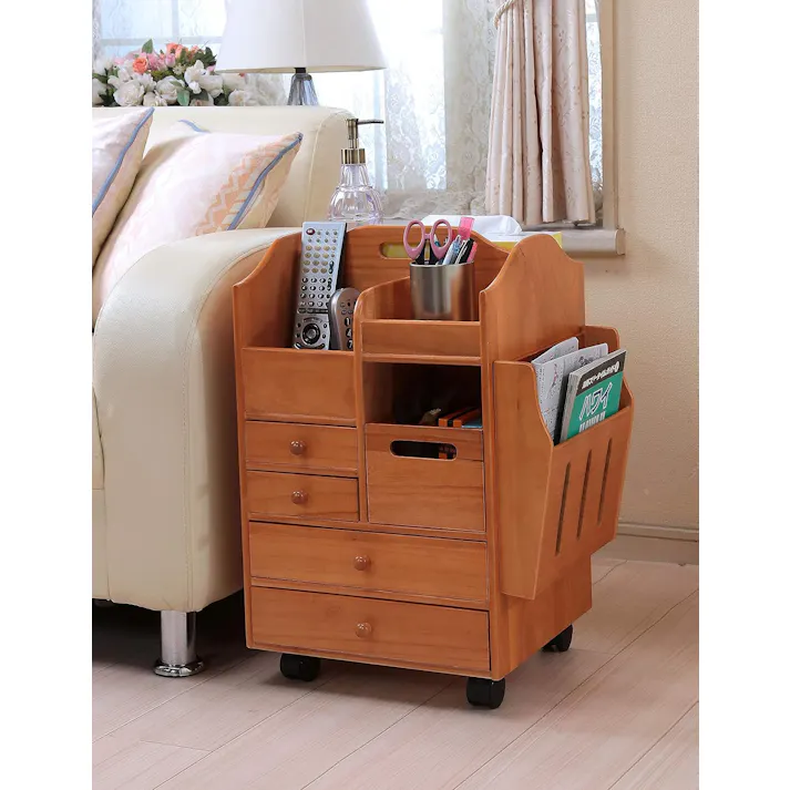 タック Vita 桐製便利ワゴン ロータイプ 小物収納 キャスター付きで便利な小物収納 4589792852005【別送品】