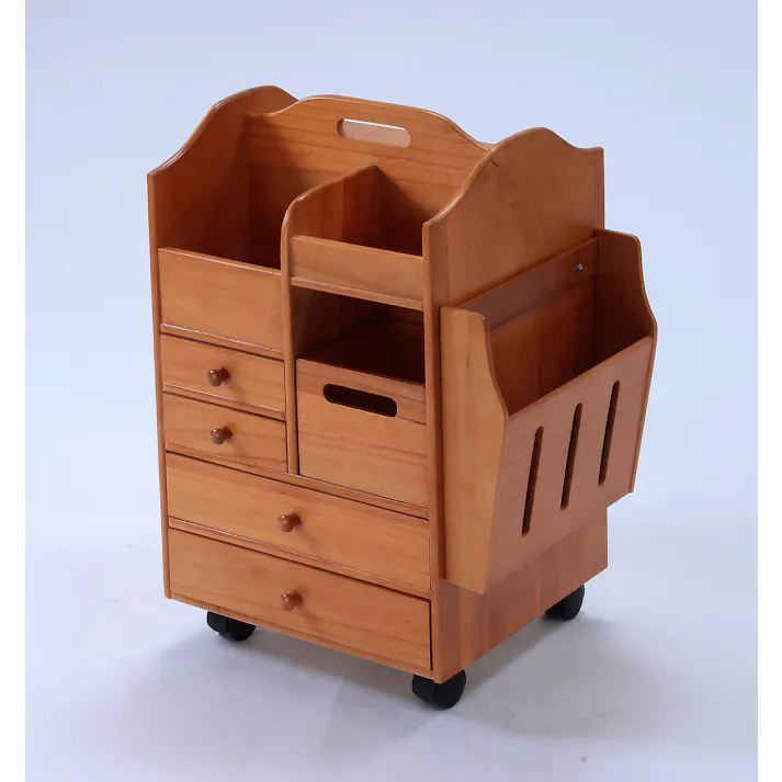 タック Vita 桐製便利ワゴン ハイタイプ 小物収納 キャスター付きで便利な小物収納 4589792852012【別送品】