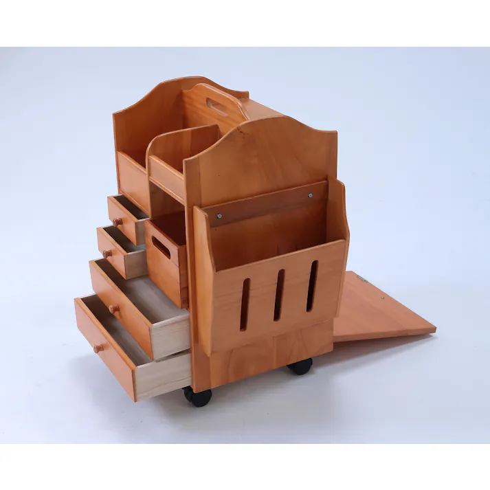 タック Vita 桐製便利ワゴン ハイタイプ 小物収納 キャスター付きで便利な小物収納 4589792852012【別送品】