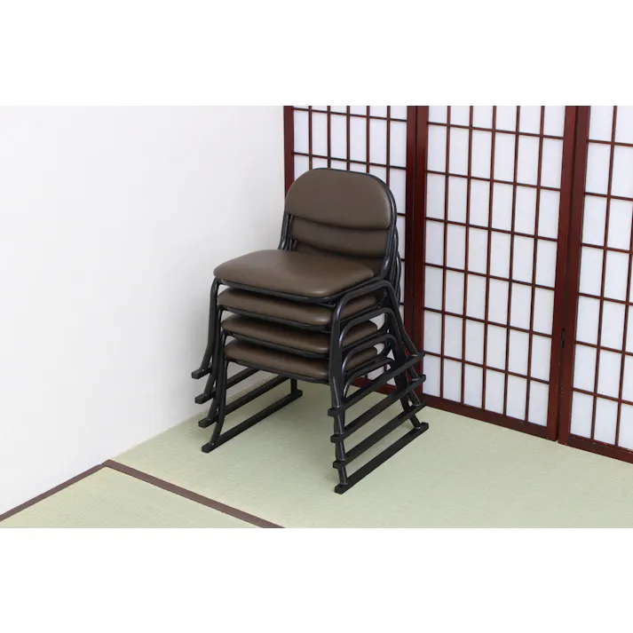 タック Vita 背付き和座敷チェア ブラウン TAN-833 畳の上で使える座敷椅子 4589792852388【別送品】