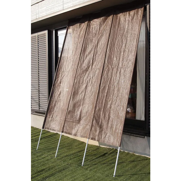 タック Living Out 洋風たてす 日よけ シェード 遮光 遮熱 涼しい 夏物 電気代節約 2.9m ブラウン TAN-910-29BR 日よけ・目隠しに最適!立てかけるだけの簡単設置で日差しを遮り快適に過ごせます! 4589792853125【別送品】