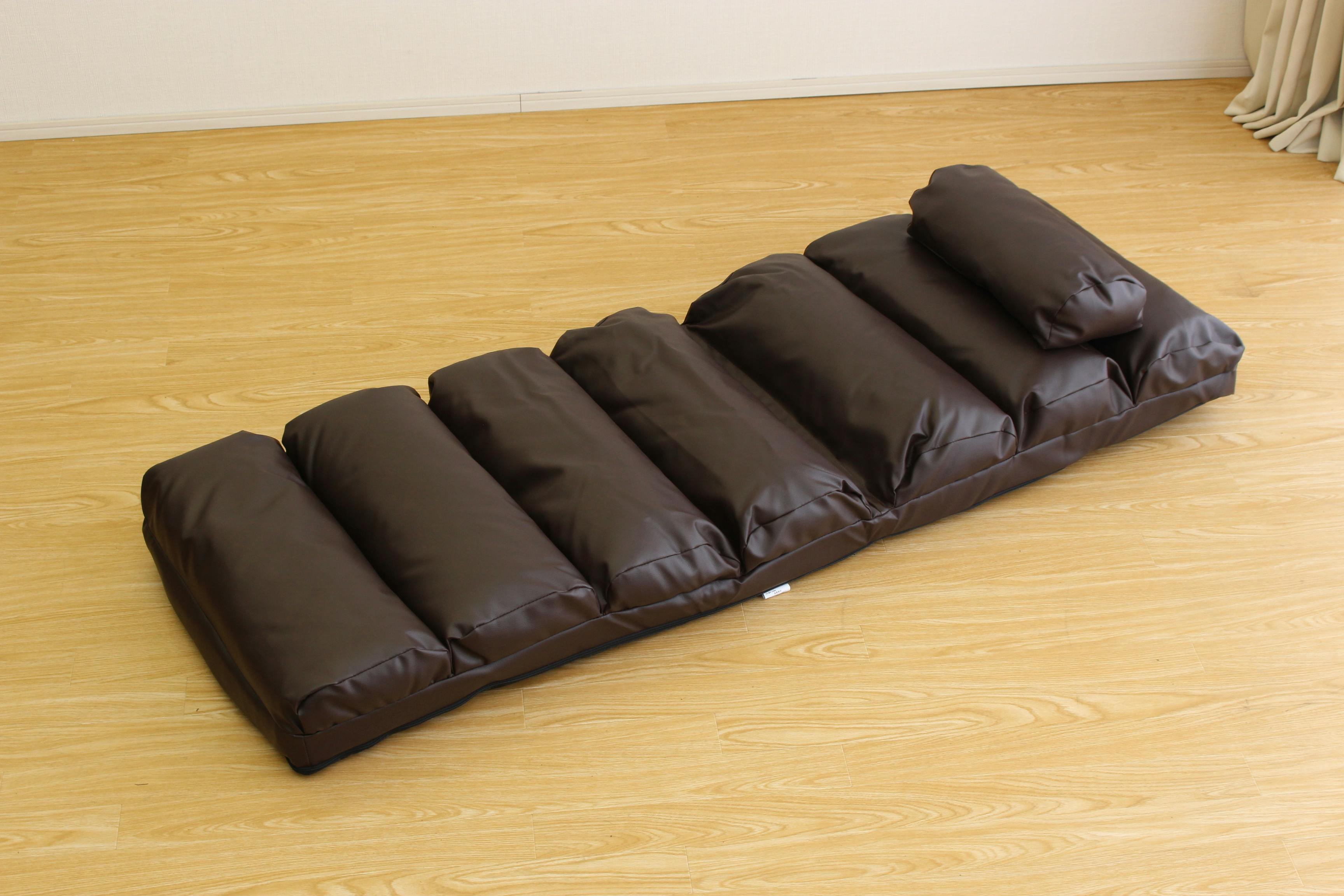 タック Vita ふかふかリクライニング座椅子 ダークブラウン もこもこ