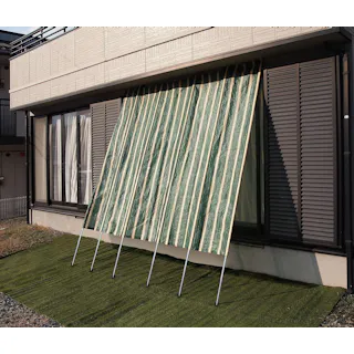 タック Living Out 洋風たてす 日よけ シェード 遮光 遮熱 涼しい 夏物 電気代節約 2.9m グリーン TAN-925-29GN 日よけ・目隠しに最適!立てかけるだけの簡単設置で日差しを遮り快適に過ごせます! 4589792854474【別送品】